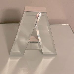 Decorative mirror letter “A”
